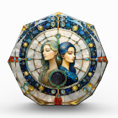 Zodiac - Tweeling De Tweeling Fotoblokken (Voorkant)