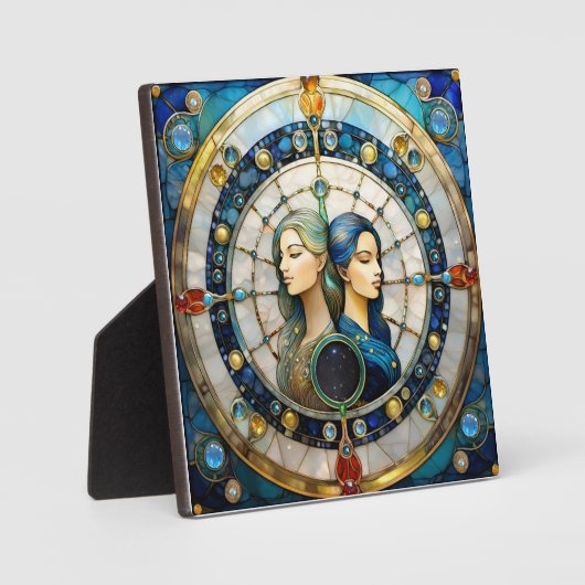 Zodiac - Tweeling De Tweeling Fotoplaat (Voorkant)