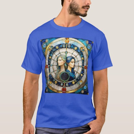 Zodiac - Tweeling De Tweeling T-shirt (Voorkant)