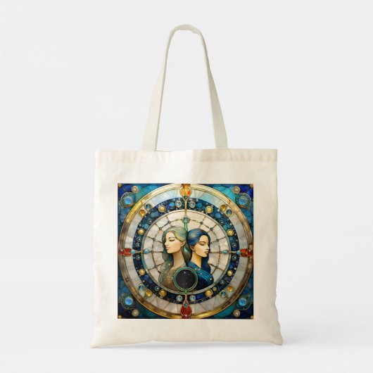 Zodiac - Tweeling De Tweeling Tote Bag (Achterkant)