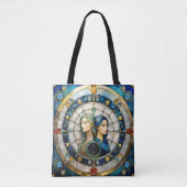 Zodiac - Tweeling De Tweeling Tote Bag (Voorkant)