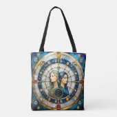 Zodiac - Tweeling De Tweeling Tote Bag (Achterkant)