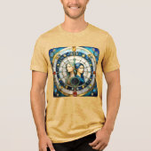 Zodiac - Tweeling De Tweeling Tri-Blend Shirt (Voorkant)