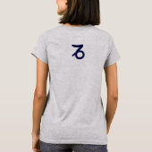 Zodiac Typographic Apparel T-shirt (Achterkant)