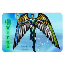 Zodiac Universe - 4 x 6 Virgo Magnet. Magneet