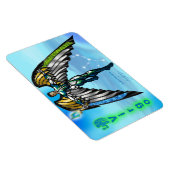 Zodiac Universe - 4 x 6 Virgo Magnet. Magneet (Rechterzijde)