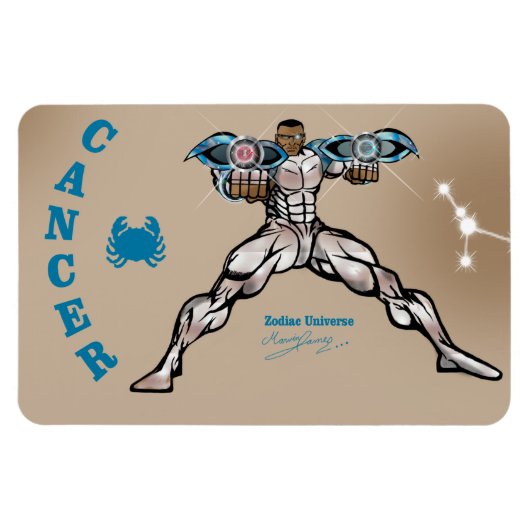 Zodiac Universe - Cancer Magnet Magneet (Horizontaal)