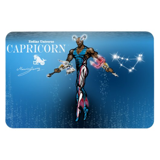 Zodiac Universe - Capricorn Magnet Magneet (Horizontaal)