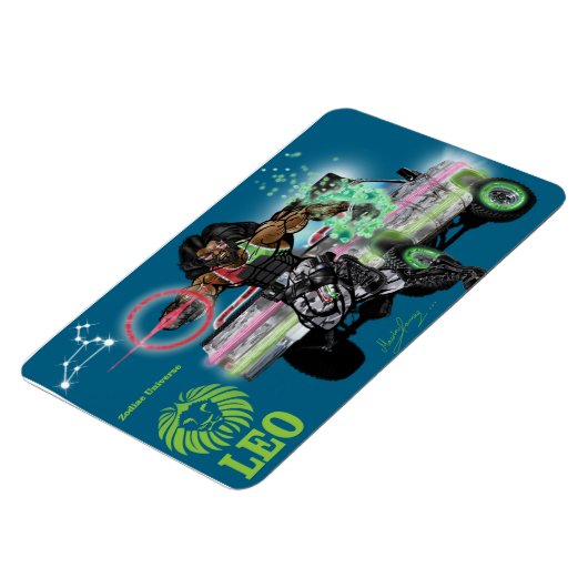 Zodiac Universe - Leo Magnet Magneet (Linkerzijde)