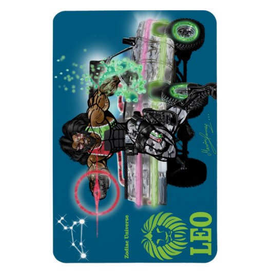 Zodiac Universe - Leo Magnet Magneet (Verticaal)
