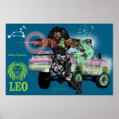 Zodiac Universe - Leo-Poster Poster (Voorkant)
