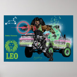 Zodiac Universe - Leo-Poster Poster