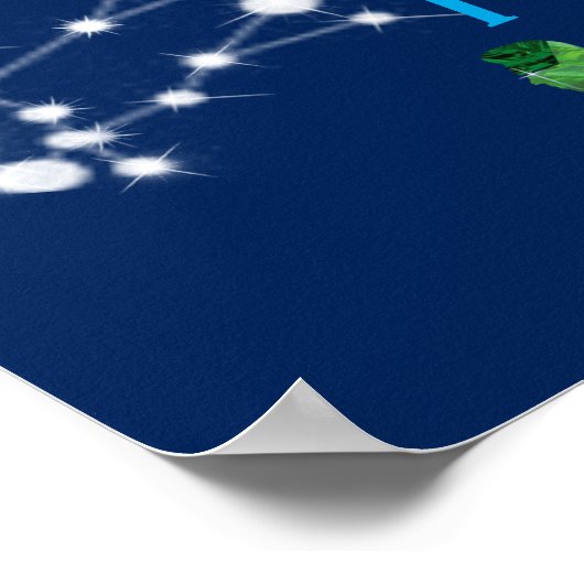 Zodiac Universe - Poster Gemini (Hoek)