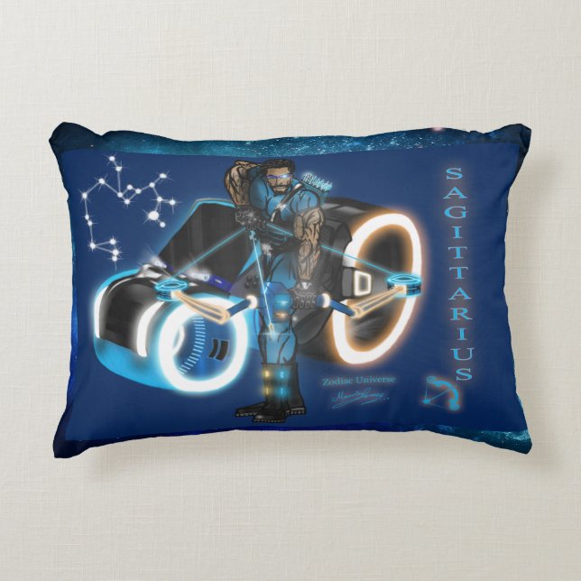 Zodiac Universe-Sagittarius Accent Pillow Kussen (Voorkant)