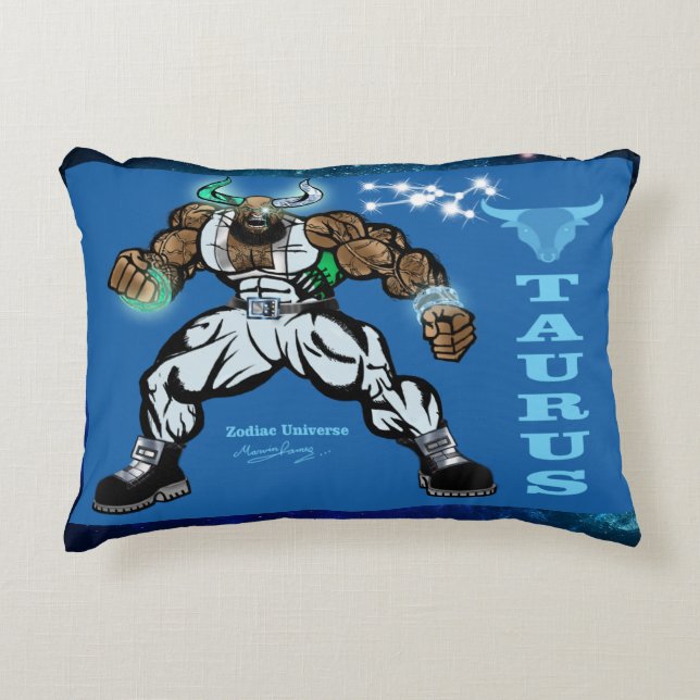 Zodiac Universe-Taurus Accent Pillow Kussen (Voorkant)