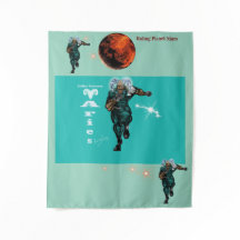 Zodiac Universum -Ram- Feest Banner Tapijt