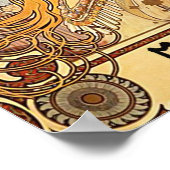 Zodiac van Alfons Mucha - Art Nouveau Poster (Hoek)