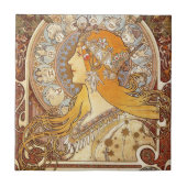 Zodiac van Alphonse Mucha Tegeltje (Voorkant)