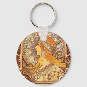 Zodiac van Mucha Sleutelhanger