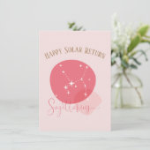 Zodiac Verjaardag Boogschutter Platte Kaart (Staand voorkant)