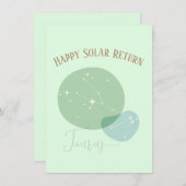 Zodiac Verjaardag Stier Platte Kaart (Voorkant / Achterkant)