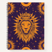 Zodiac Vibes Leo - Spiral Notitieboek (Voorkant)
