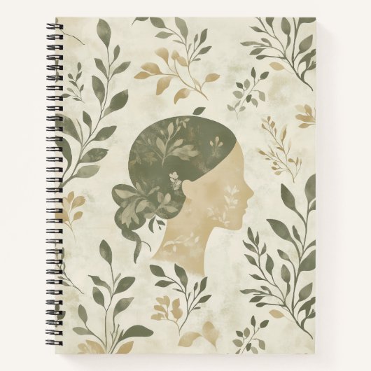 Zodiac Vibes Virgo - Spiral Notitieboek (Voorkant)