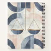 Zodiac Vibes Weegschaal - Spiral Notitieboek (Achterkant)