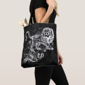 Zodiac Vintage Leeuw Tote Bag (Dichtbij)