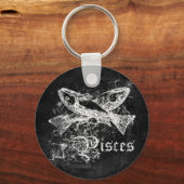 Zodiac Vintage Vissen Sleutelhanger (Voorkant)