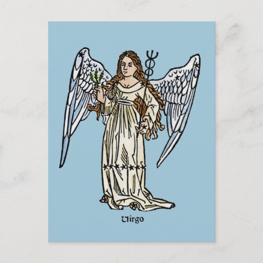 Zodiac: Virgo, 1482 Briefkaart (Voorkant)