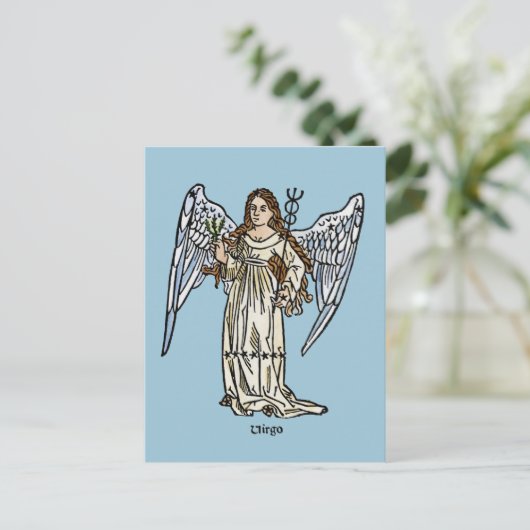 Zodiac: Virgo, 1482 Briefkaart (Staand voorkant)
