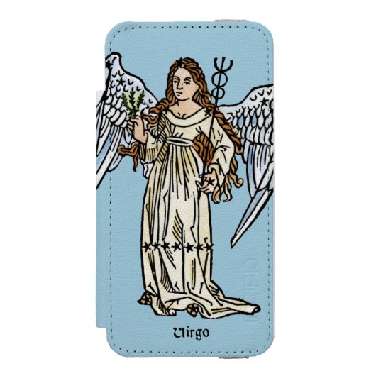 Zodiac: Virgo, 1482 Incipio iPhone Portemonnee Hoesje (Voorkant Agenda)