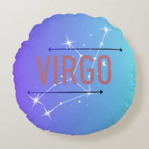 Zodiac Virgo Blue Gradient Sierkussen