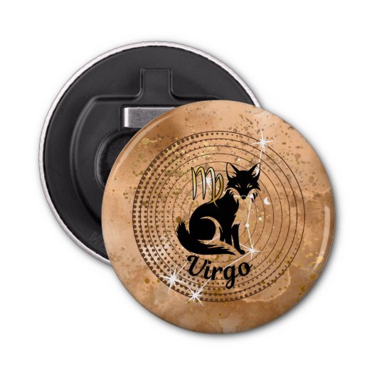 Zodiac Virgo Bottle Opener (Voorkant)