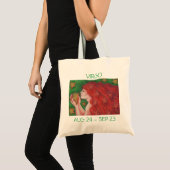 Zodiac Virgo canvas tas text (Voorkant (product))