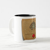 Zodiac - Virgo - Coffee Mug Tweekleurige Koffiemok (Voorkant links)
