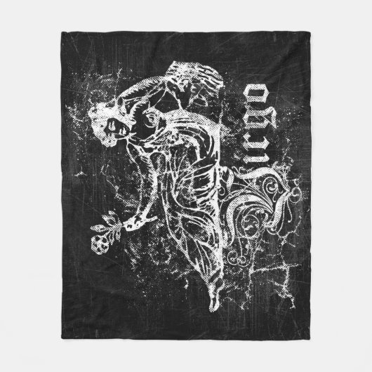 Zodiac  Virgo Fleece Deken (Voorkant)
