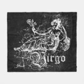 Zodiac  Virgo Fleece Deken (Voorkant (Horizontaal))