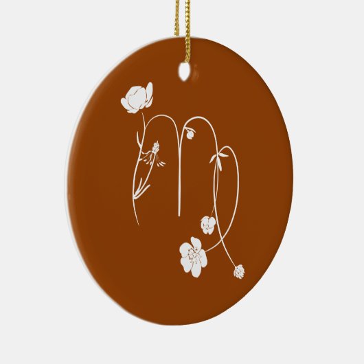 Zodiac Virgo Keramisch Ornament (Rechts)