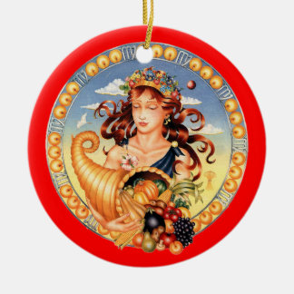 Zodiac Virgo - pas het aan! Keramisch Ornament