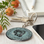 Zodiac Virgo Sleutelhanger (Zijkant)