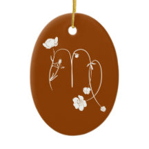 Zodiac Virgo, stijlvol monogram