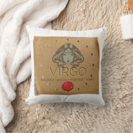 Zodiac - Virgo - Throw Pillow Kussen