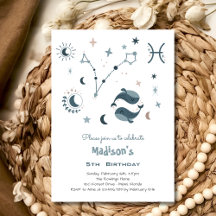 Zodiac Vissen kinderen verjaardag