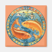 Zodiac Vissen - Pas het aan! Magneet (Voorkant)