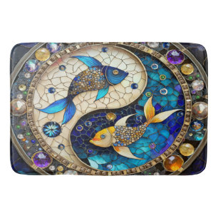 Zodiac - Vissen Vissen Yin en Yang Badmat