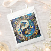 Zodiac - Vissen Vissen Yin en Yang Bedankzakje (Geknipt)