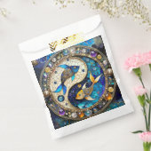 Zodiac - Vissen Vissen Yin en Yang Bedankzakje (Gezegeld)