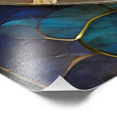 Zodiac - Vissen Vissen Yin en Yang Foto Afdruk (Hoek)